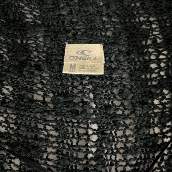 O’Neill knit sweater cardigan. Black. Size medium. Lightly used. - Picture 4 of 6